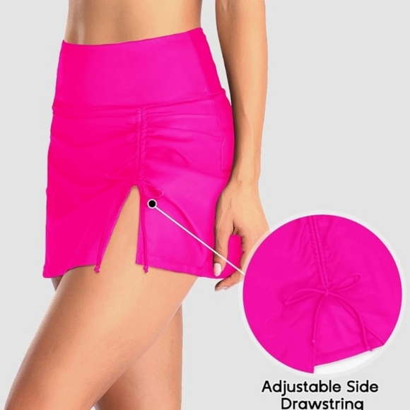 Collections by Catalina Skirt Swimsuit Drawstring Tummy Control - Picture 7 of 7